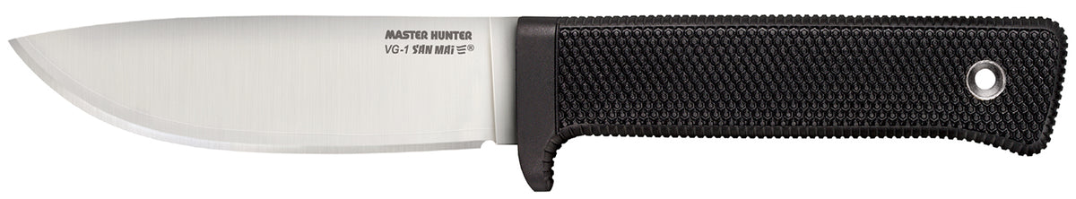 Cold Steel 36JSK 4.5" Fixed Plain Drop Point VG-1 San Mai III Hunting Knife Black Kray-Ex Handle