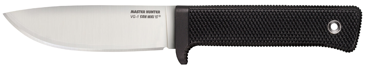 Cold Steel 36JSK 4.5" Fixed Plain Drop Point VG-1 San Mai III Hunting Knife Black Kray-Ex Handle