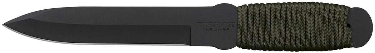 Cold Steel 80TFTC 6.75" True Flight Throwing Knife 1055 Carbon Steel Blade Paracord Wrapped Handle