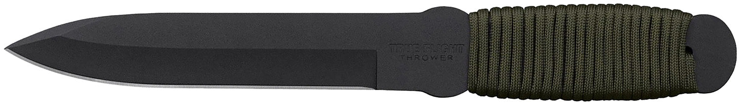 Cold Steel 80TFTC 6.75" True Flight Throwing Knife 1055 Carbon Steel Blade Paracord Wrapped Handle