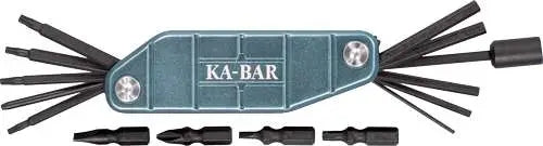 KA-BAR 15 Pc Multi-Tool Gun Tool Kit Aqua Blue