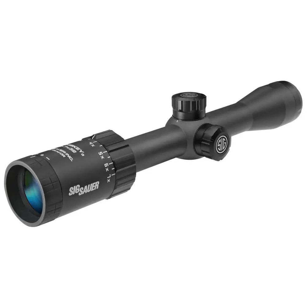 SIG Sauer Whiskey 3 2-7x32mm SFP BDC1 Quadplex Reticle Rifle Scope Black 1" Tube