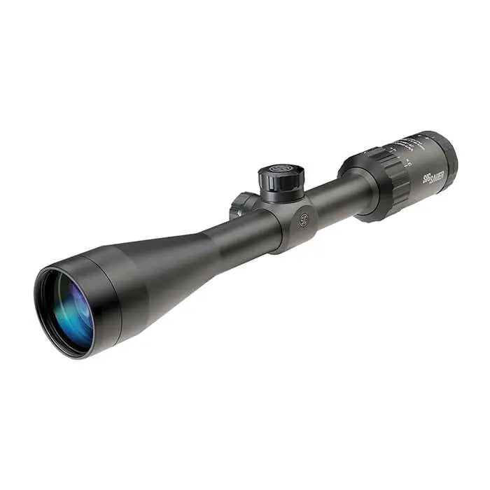 SIG Sauer Whiskey 3 3-9x40mm SFP Hellfire Illuminated Quadplex Reticle Rifle Scope Black