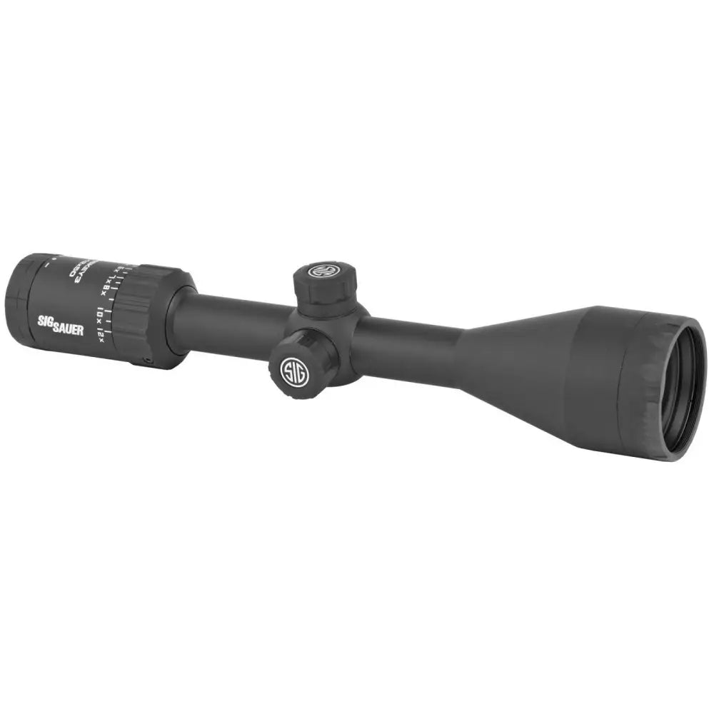 SIG Sauer Whiskey3 Rifle Scope 4-12x50mm 1" Tube SFP BDC-1 Quadplex Reticle Black