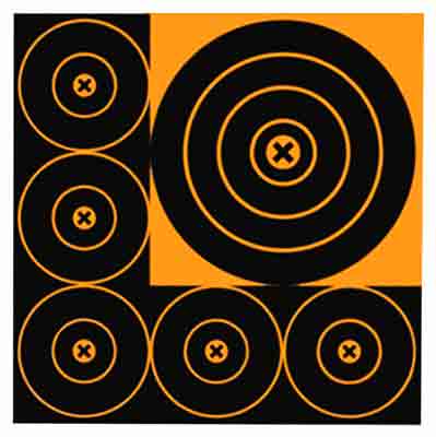 Birchwood Casey Big Burst Self-Adhesive Bull's-Eye Targets 8" 18 Targets