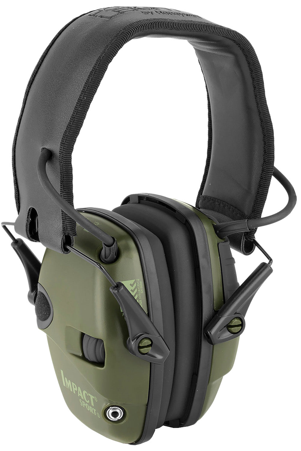 Impact Sport Electronic Muff 22 dB Over-the-Head Green/Black by Howard Leight R01526