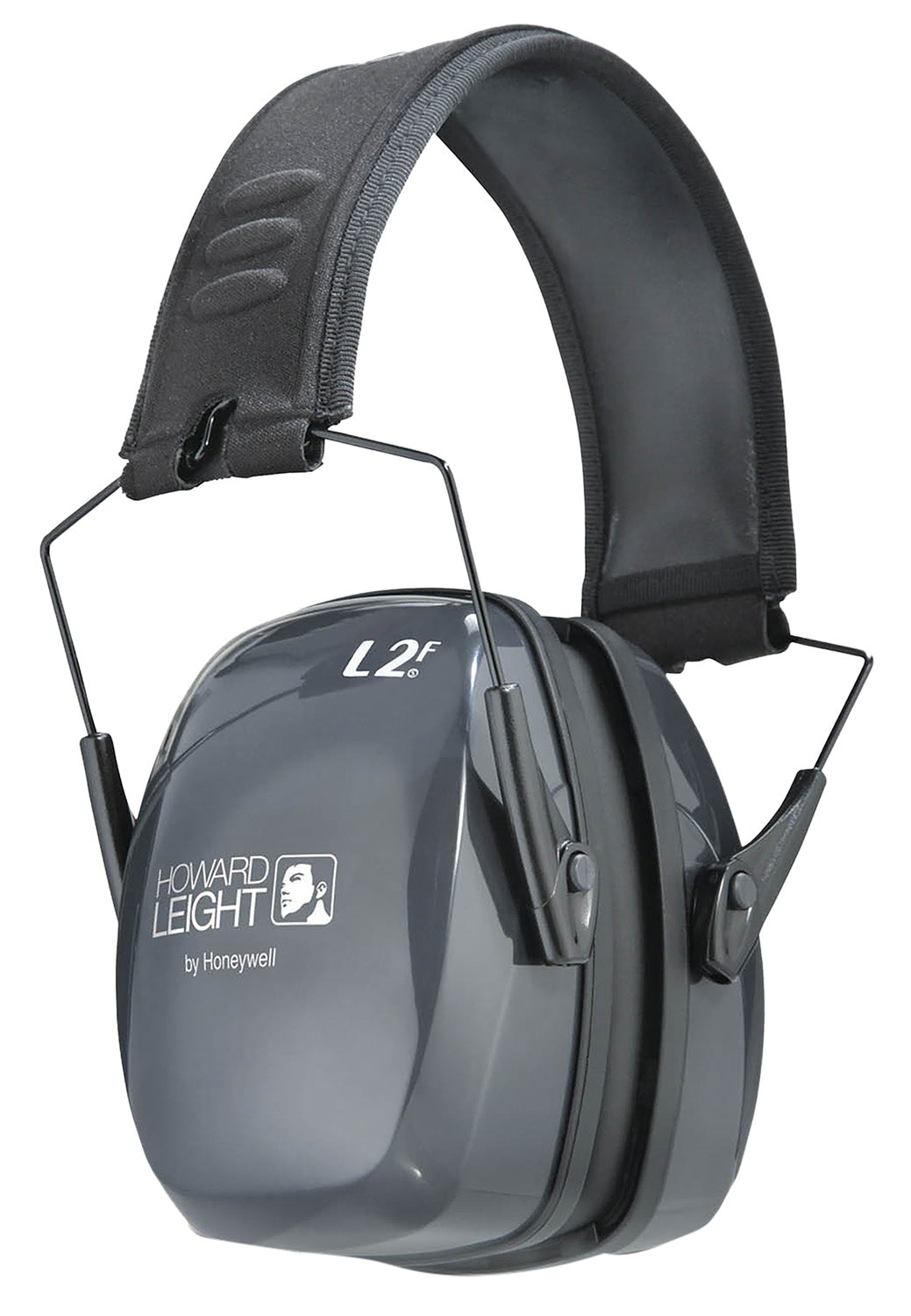 Leightning L2F Slim Passive Muff 27 dB Gray/Black Over the Head by Howard Leight R01525