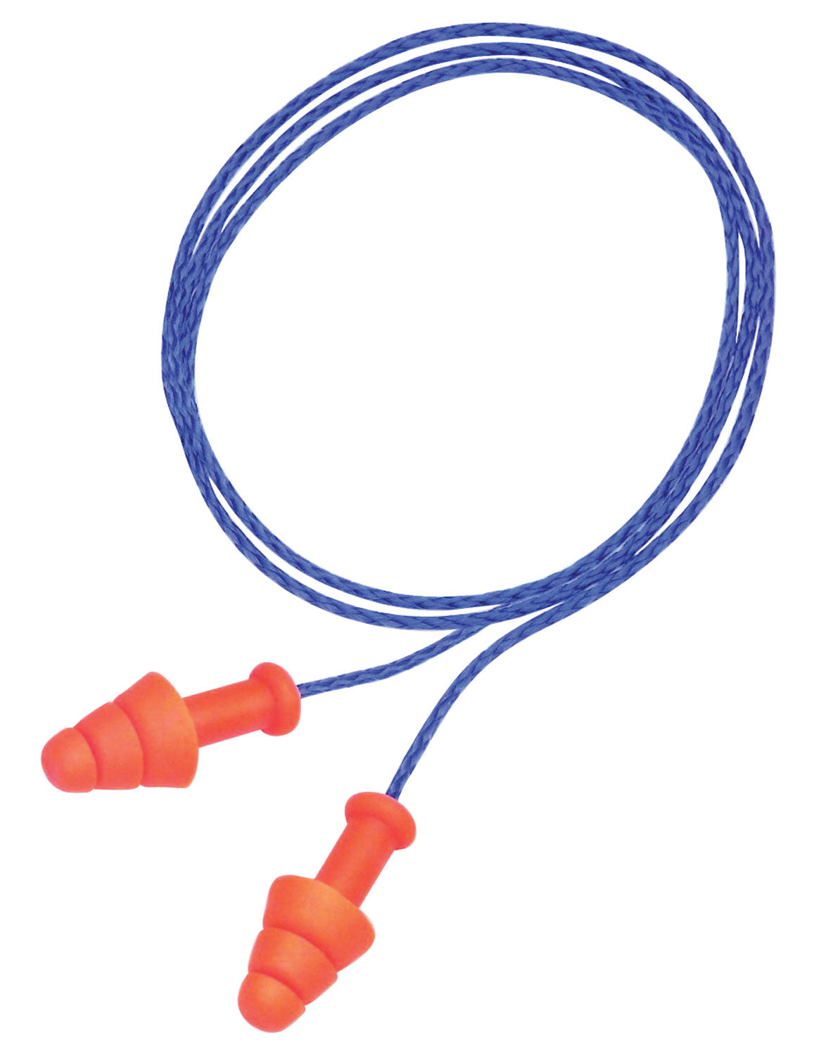 Smart Fit Corded Foam Earplugs NRR 25 dB Orange/Blue 2 Pair by Howard Leight R01520