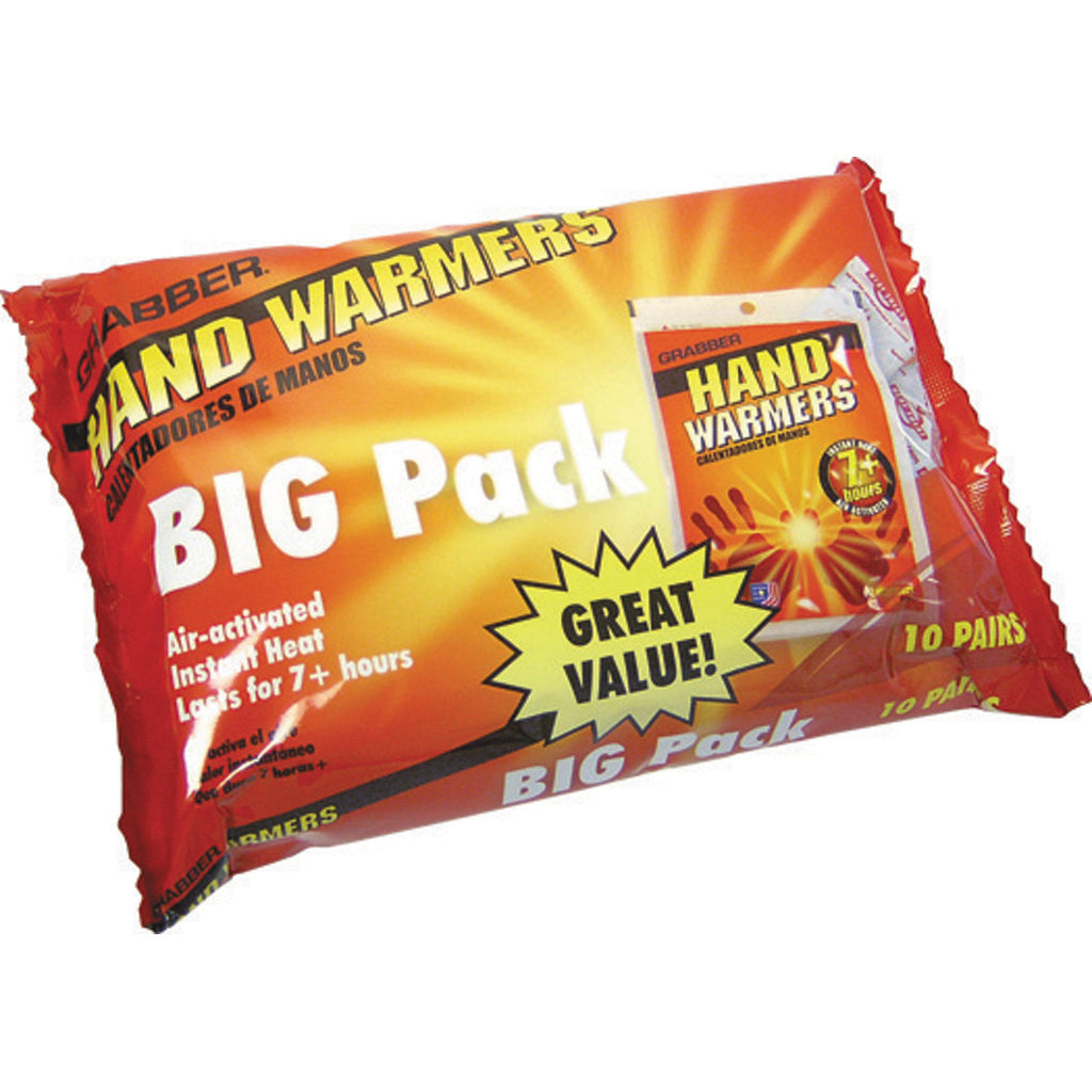 Grabber Hand Warmers Big Value Pack 10 pr.