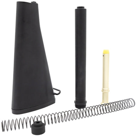 UTG RBT469B Black Synthetic Fixed A2 Butt Stock Assembly AR-15