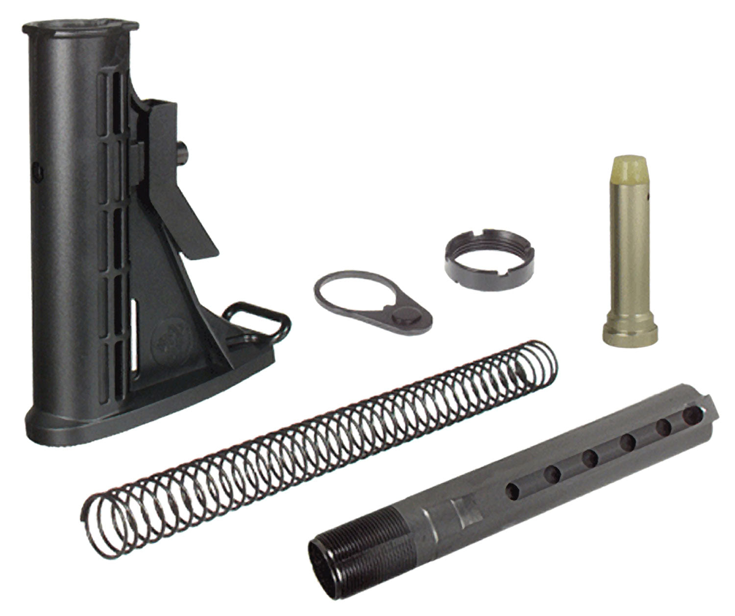 UTG Pro AR-15 M16 Complete 6-Position Mil-Spec Stock Assembly Black Synthetic