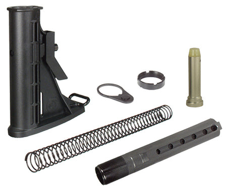 UTG Pro AR-15 M16 Complete 6-Position Mil-Spec Stock Assembly Black Synthetic
