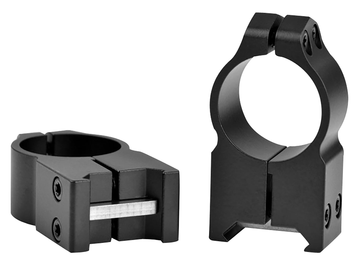Warne Maxima 203M 1" Extra High Fixed Scope Rings Matte Black Vertical Split