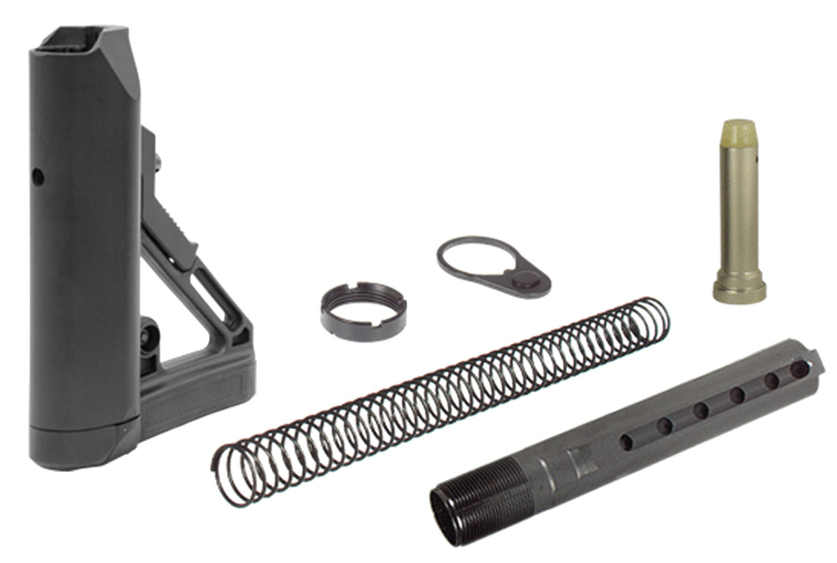 UTG Pro AR-15 M16 OPS Ready S1 Mil-Spec 6-Position Stock Kit Black Polymer
