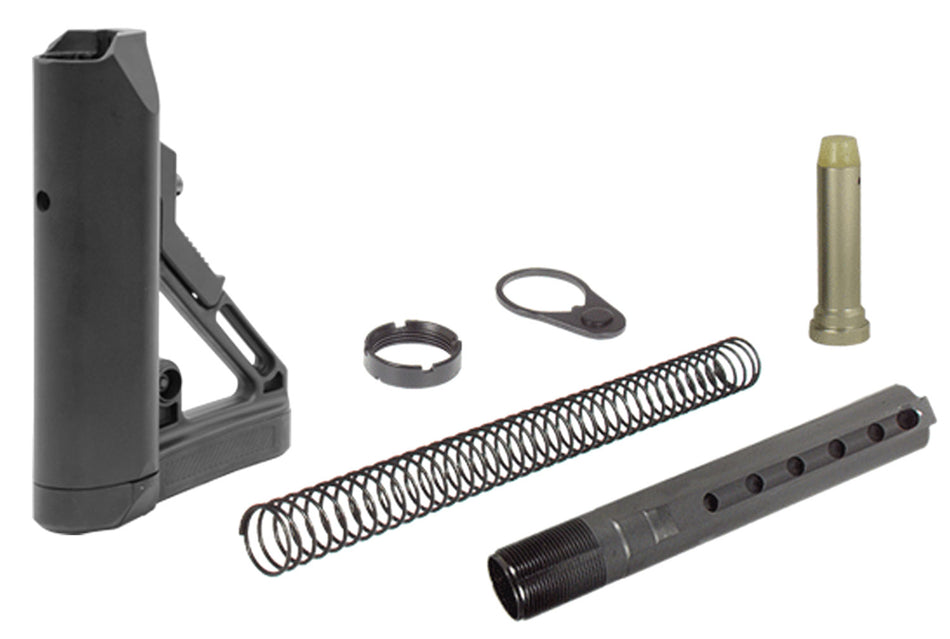 UTG Pro AR-15 M16 OPS Ready S1 Mil-Spec 6-Position Stock Kit Black Polymer