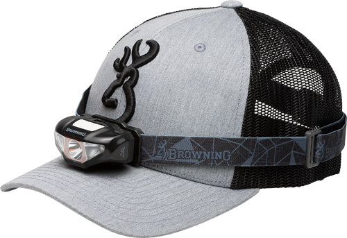 Browning Cap Headlamp Combo Gray Black 100-Lumen Light