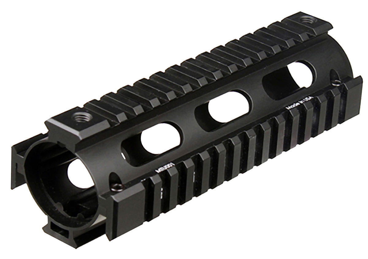 UTG Pro MTU001 Black Anodized Aluminum Quad Picatinny Rail Handguard for AR-15 Carbine