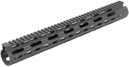 UTG Pro AR-15 15" Free-Floating Super Slim KeyMod Rail Handguard Black Aluminum