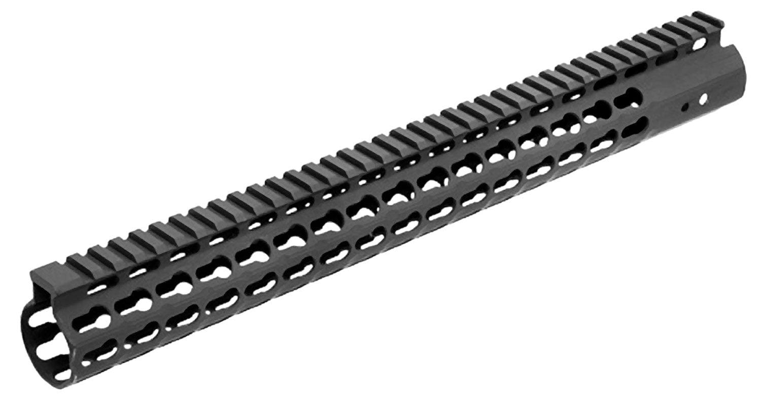 UTG Pro AR-15 15" KeyMod Free-Floating Slim Handguard Black Hard Anodized Aluminum