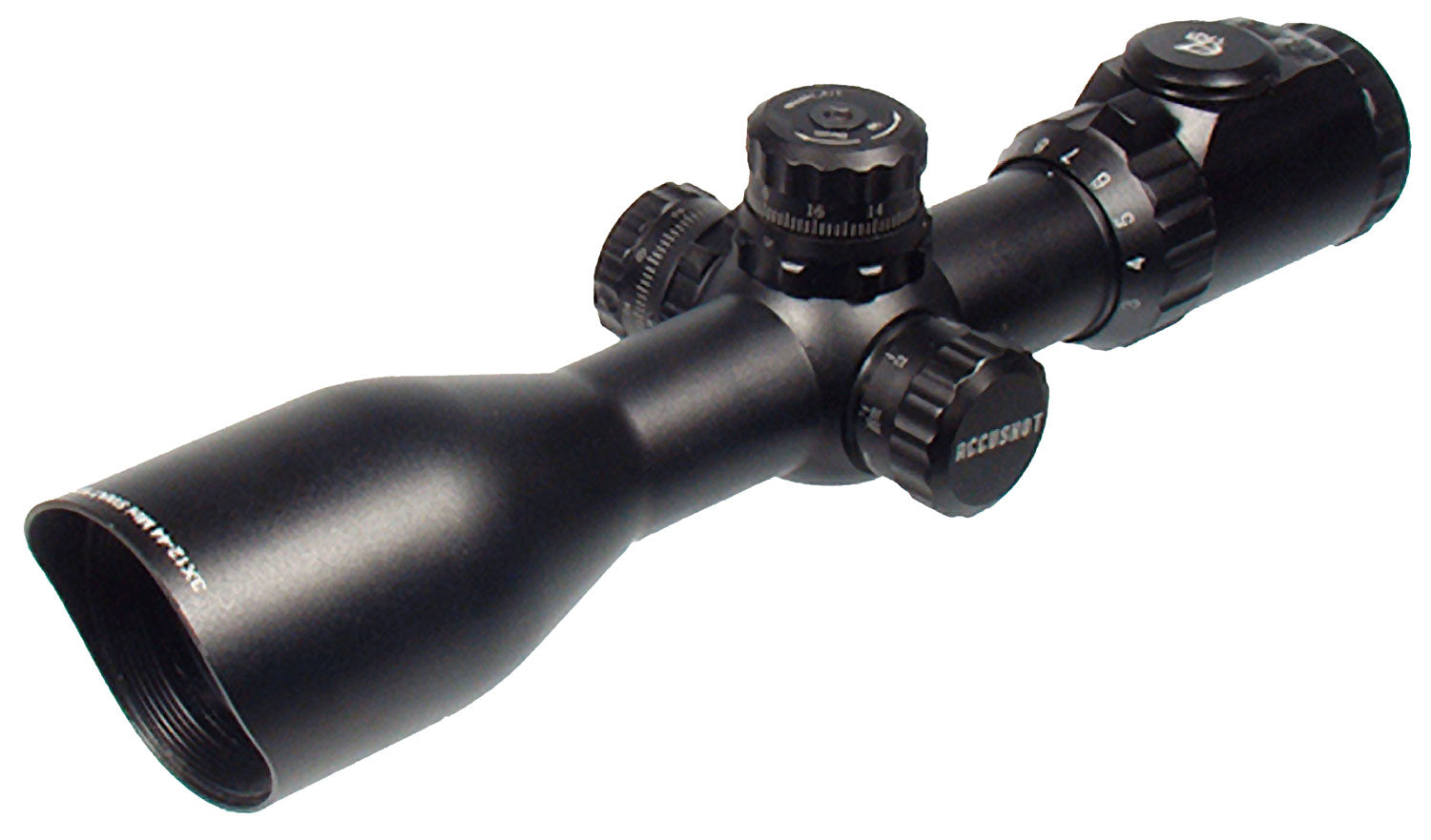 UTG Accushot 3-12x44mm 30mm Tube Illuminated R/G Mil-Dot Reticle Rifle Scope SCP3-UM312AO