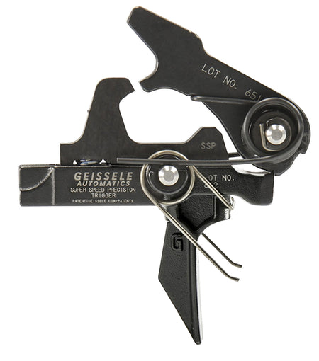 Geissele SSP Flat Trigger Bow AR Style Mil-Spec Steel 3.5-4.5 lb Draw Weight