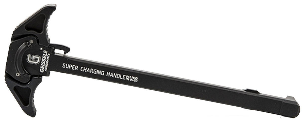 Geissele Automatics 05476B Super AR-10 Ambidextrous Charging Handle Black Hardcoat Anodized