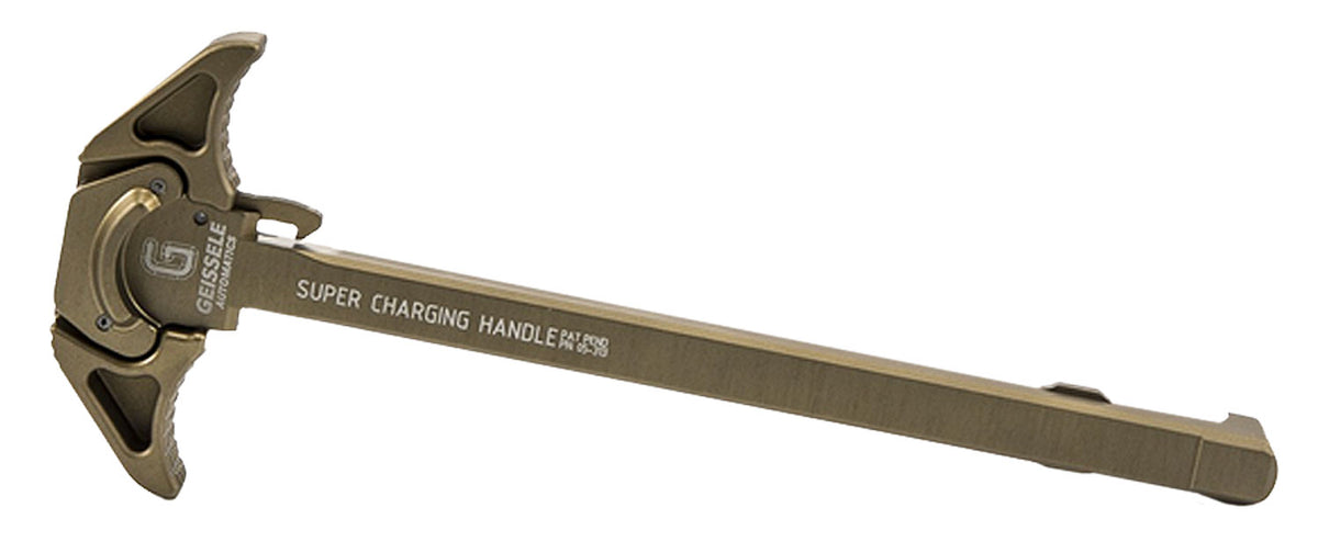 Geissele Automatics 05476S Super AR-10 Ambidextrous Charging Handle Desert Dirt Hardcoat Anodized