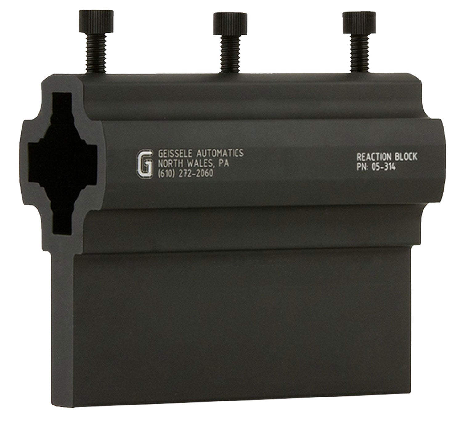 Geissele Automatics AR15 M4 Reaction Block Lower Receiver Vise Tool, Black
