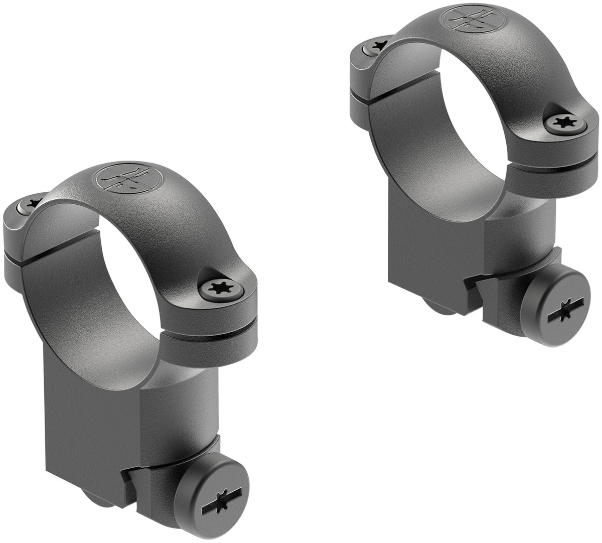 Leupold Ringmounts Matte Black Ruger M77 1" High Rings (49952)