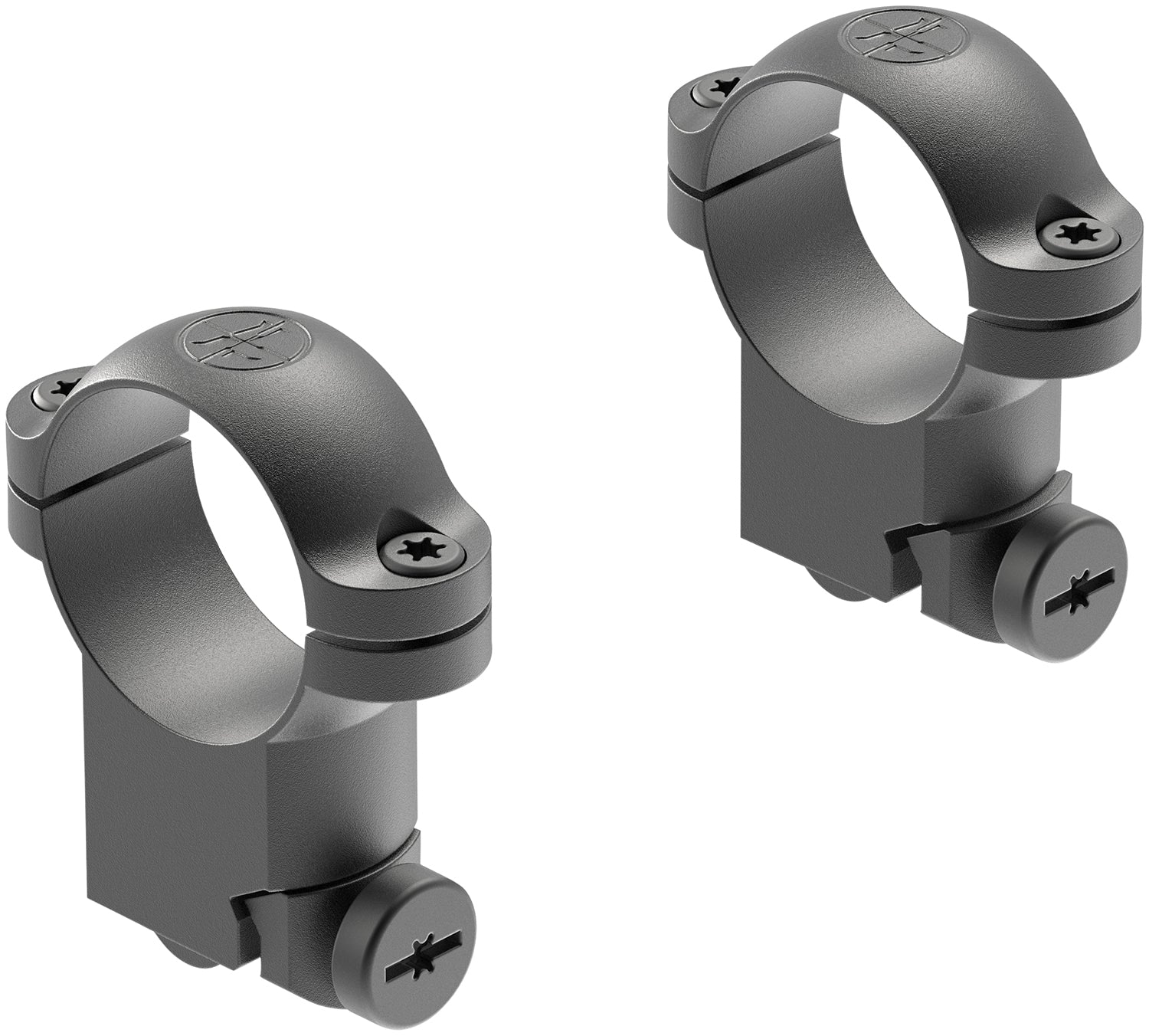 Leupold Ringmounts Matte Black Ruger M77 1" High Rings (49952)