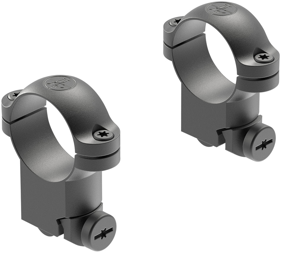 Leupold Ringmounts Matte Black Ruger M77 1" High Rings (49952)