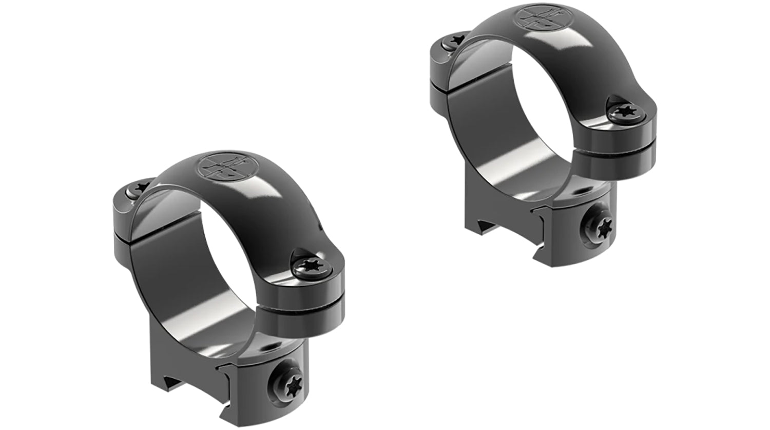 Leupold Ringmounts Black Gloss 1" Rimfire Medium Rings (49947)