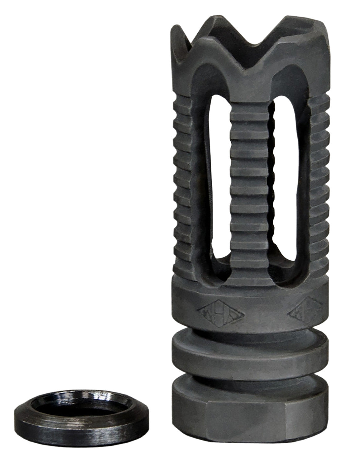 Yankee Hill Machine 285C2 Phantom 5-Port Flash Hider Black Steel 1/2"-28 TPI 5.56x45mm NATO