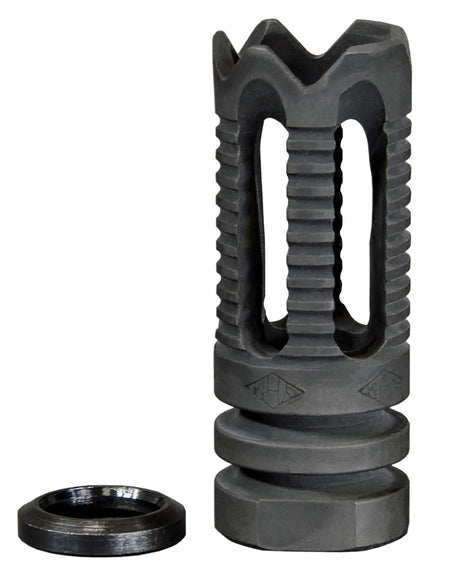 Yankee Hill Machine 285C2 Phantom 5-Port Flash Hider Black Steel 1/2"-28 TPI 5.56x45mm NATO
