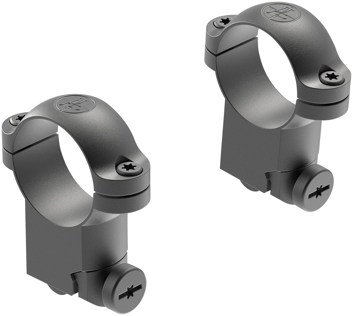Leupold Ringmounts for Ruger No.1 & 77/11 Matte Black 1" High Profile