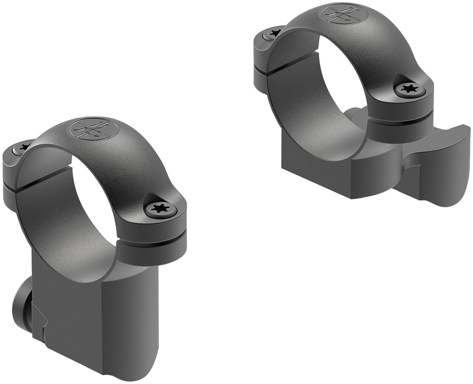 Leupold Steel Ringmounts for Ruger M77 1" Extended High Profile Matte Black