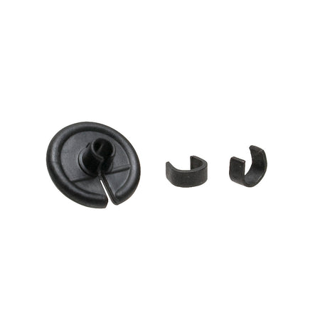 October Mountain Pin Point Kisser Button 9/16 in. Black Bulk 100 pk.