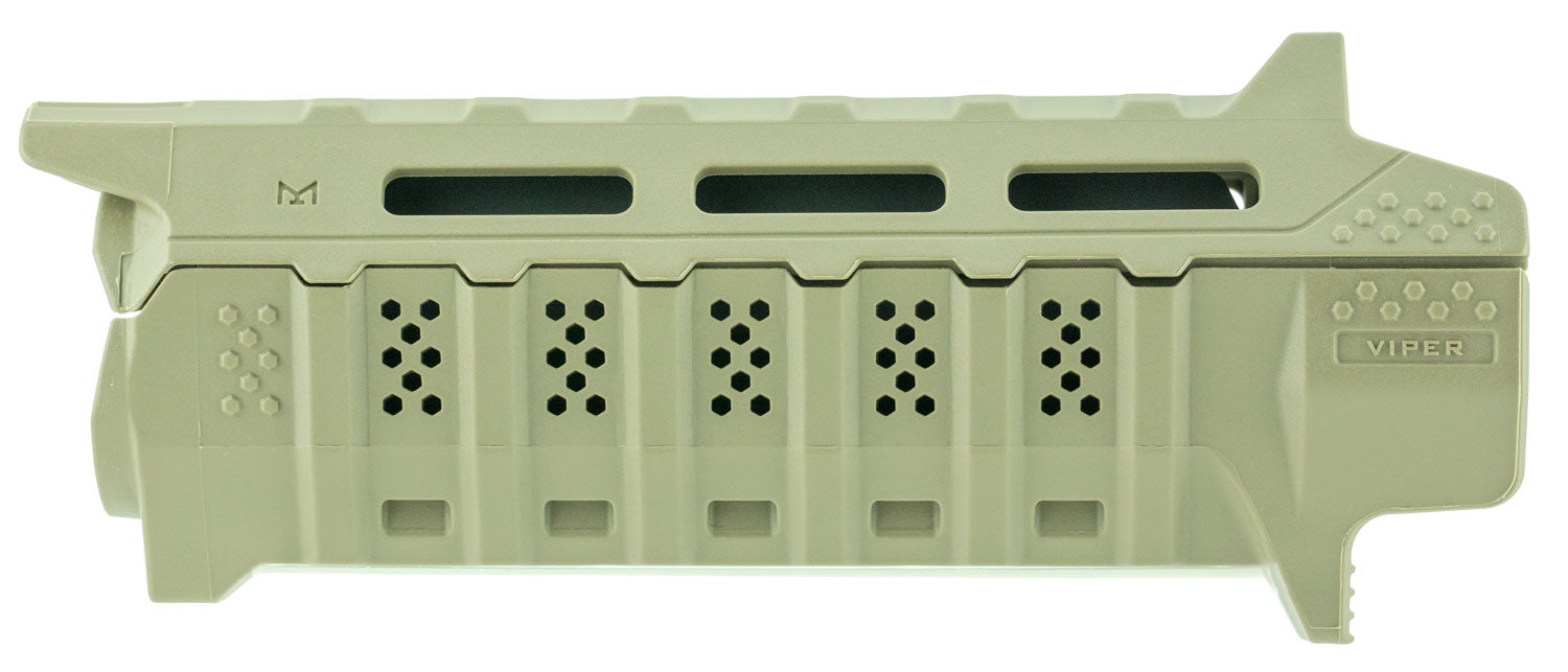 Strike Industries Viper Carbine Handguard FDE with Black Inserts Polymer AR-Platform M-LOK