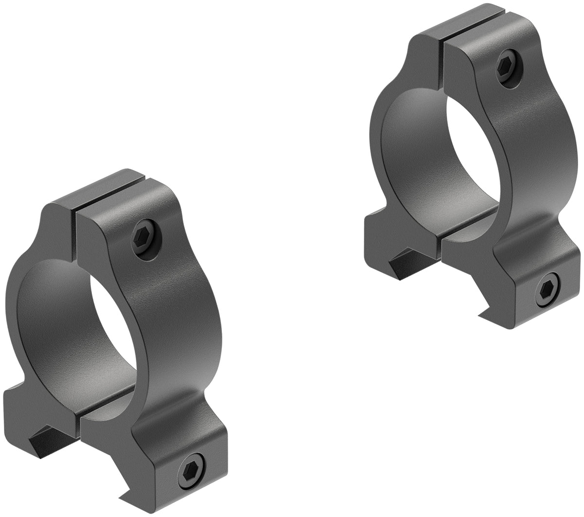 Leupold 55850 Rifleman Medium Scope Ring Set 1" Matte Black