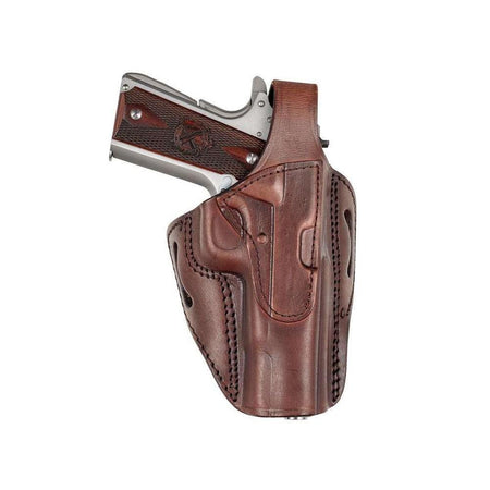 Tagua TX 1836 Premium Leather Thumb Break Holster 1911 Full Size Brown RH