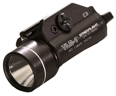 Streamlight 69110 TLR-1 Weapon Light Black Anodized 300 Lumen White C4 LED Lithium Powered