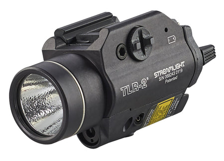 Streamlight 69120 TLR-2 Weapon Light Black Anodized 300 Lumen White C4 LED with Red Aiming Laser