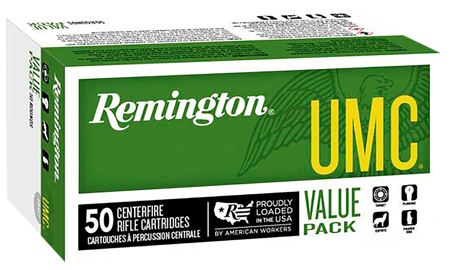 Remington UMC Value Pack Jacketed Hollow Point 50 Grain .223 Remington 3425 fps 047700470405