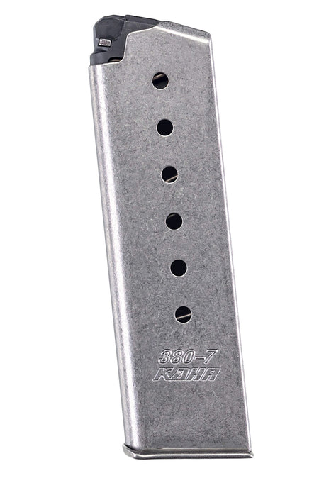 Kahr K387 .380 ACP 7rd OEM Stainless Detachable Magazine for CT Model