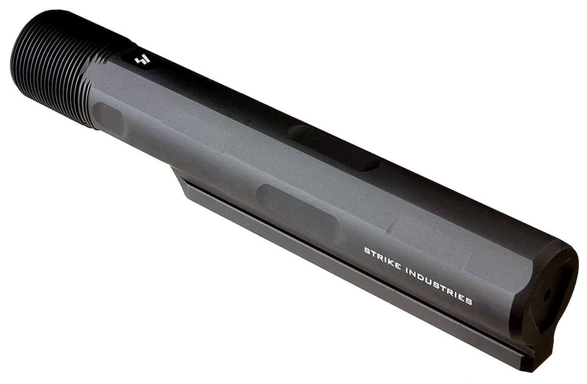 Strike Industries AR-15 AR-10 Advanced Receiver Extension 7-Position Mil-Spec Black Aluminum