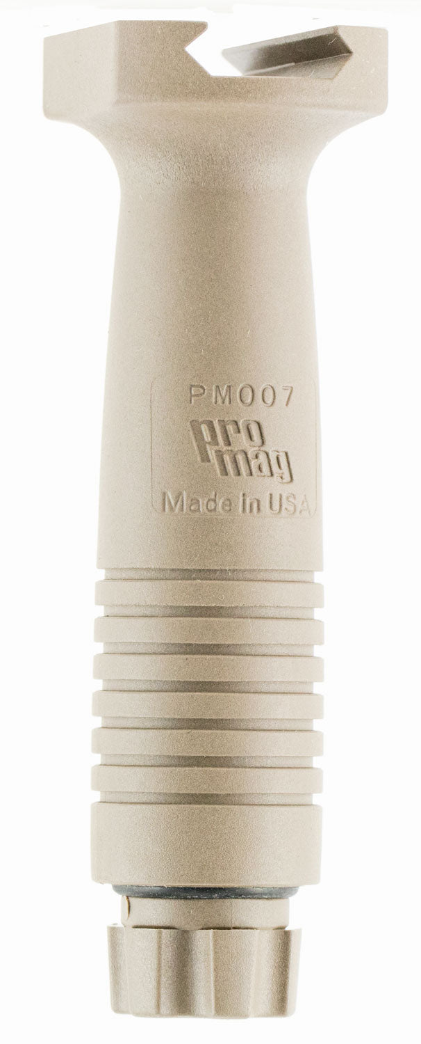 ProMag PM007FDE AR-15 M16 Swiss Pattern Vertical Foregrip FDE Polymer