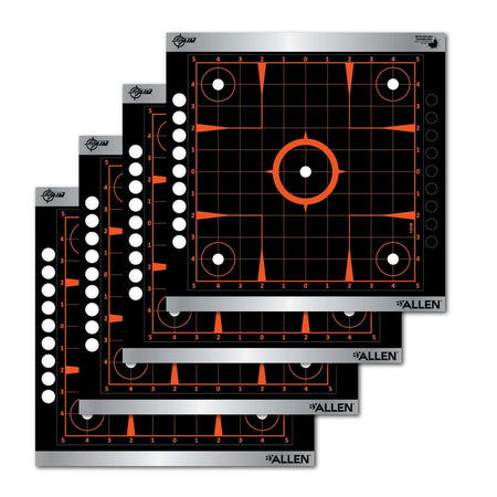 Allen EZ Aim Sight Grid Targets 12x12 - Pack of 4