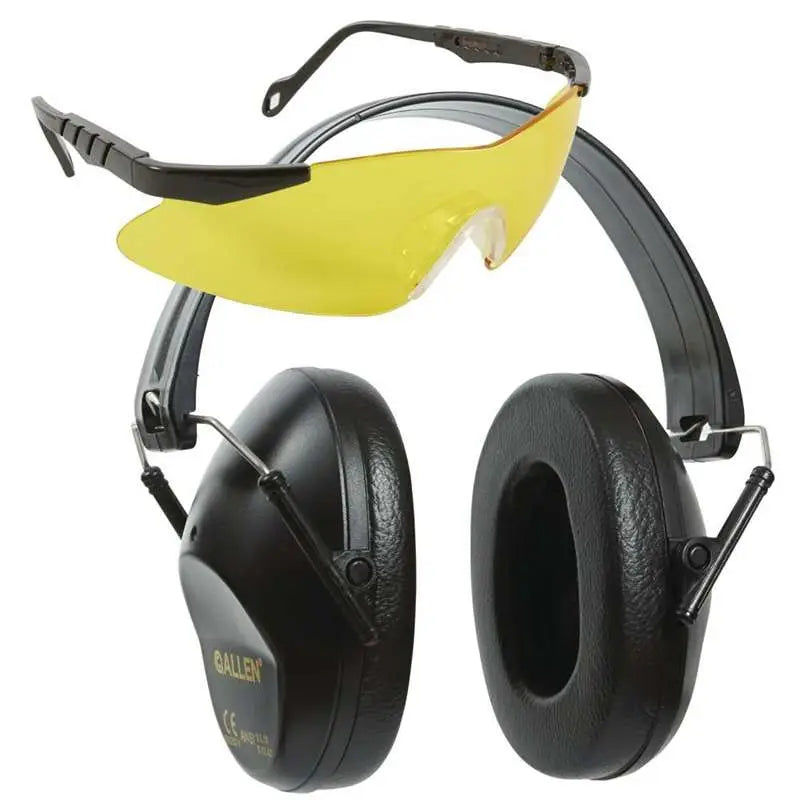 Allen Reaction Earmuff and Shooting Glasses Combo