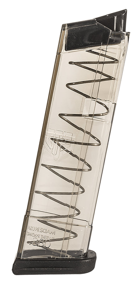 ETS Group 9rd .380 ACP Extended Clear Polymer Glock 42 Pistol Magazine