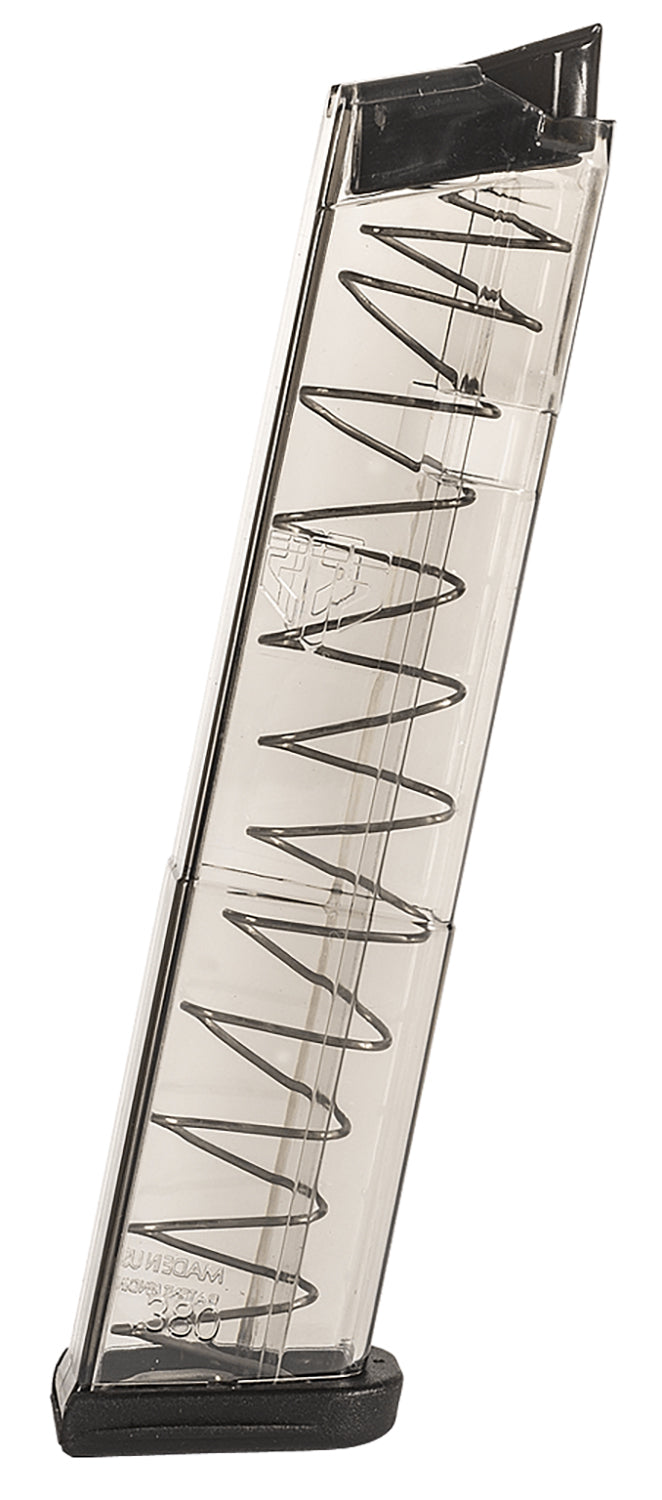 ETS Group 12rd .380 ACP Extended Clear Polymer Glock 42 Pistol Magazine
